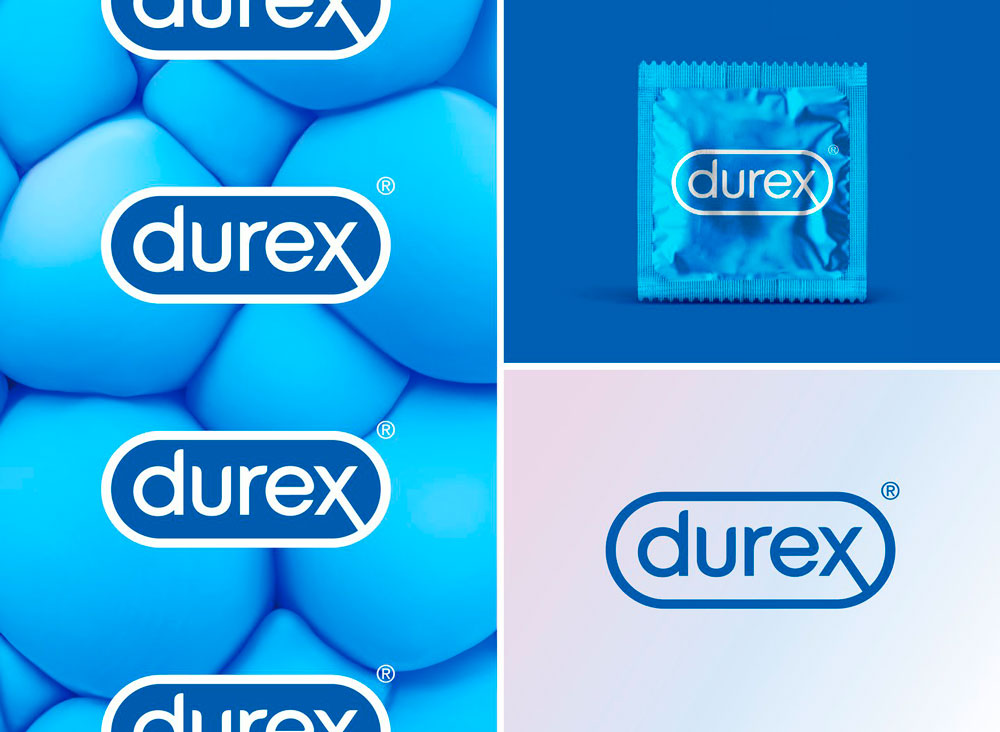 Este es el nuevo logo de Durex diseñado por Havas London - aplicación del logo en los productos de Durex