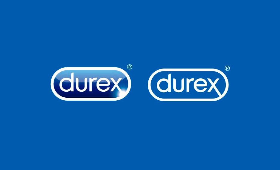 Este es el nuevo logo de Durex diseñado por Havas London - antes y después