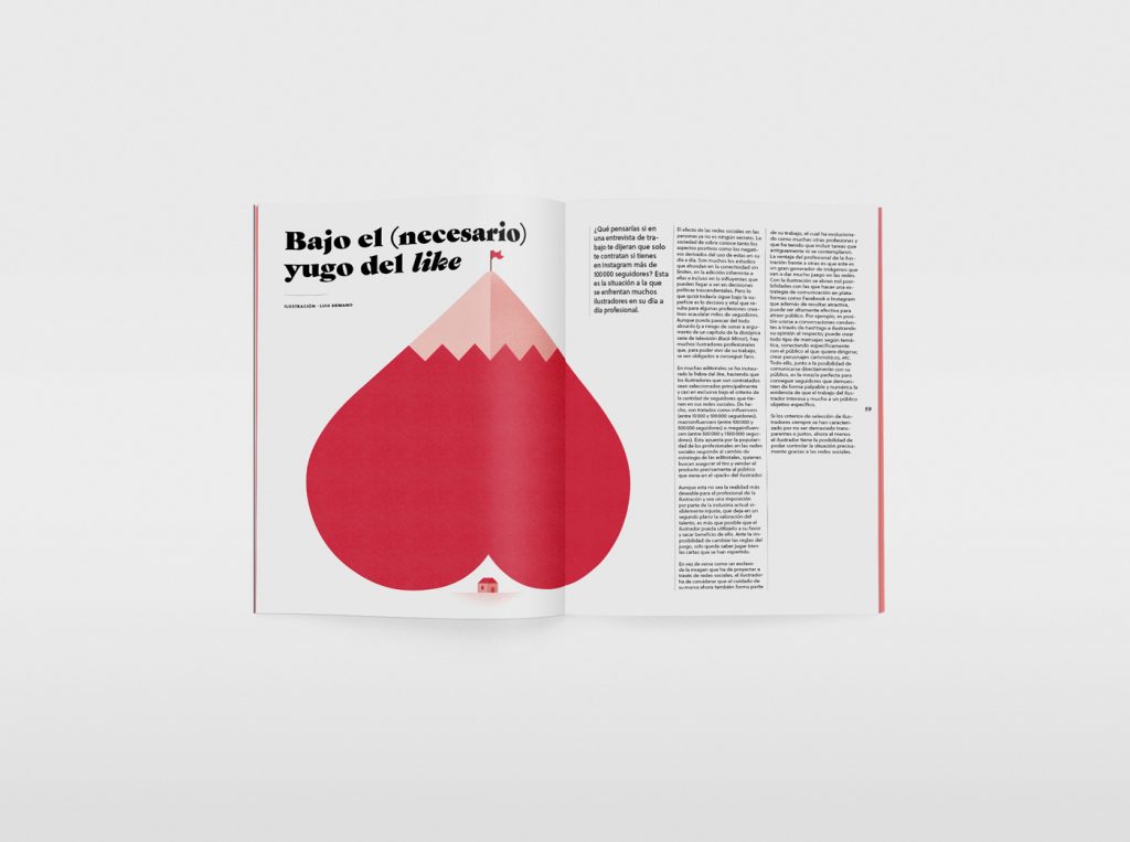 El nuevo número de la revista Gràffica, una oda a la ilustración. Reportaje ilustrado por Luis Demano. (revista ilustración)