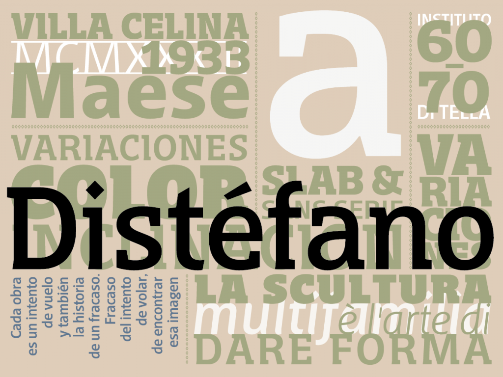 Tipografía Distéfano