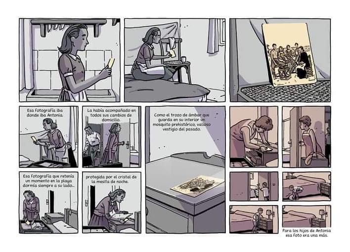 Viñeta en tonos grises del nuevo cómic de Paco Roca Regreso al Edén