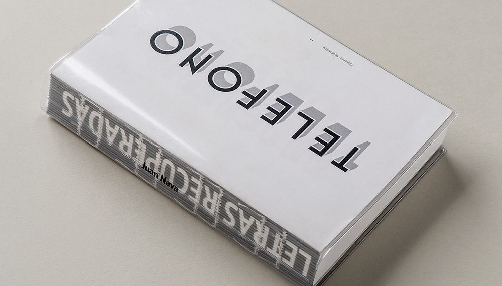 A la venta ‘Letras recuperadas’, el exquisito libro del diseñador Juan Nava