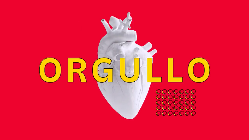 #OrgulloPorLoNuestro imagen del corazón del anuncio