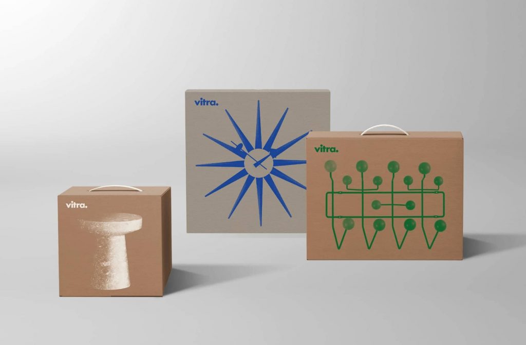 packaging sostenible de Vitra