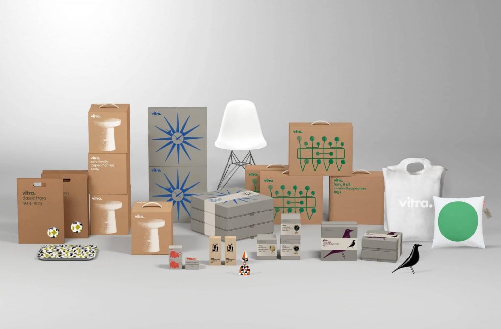 packaging sostenible de Vitra