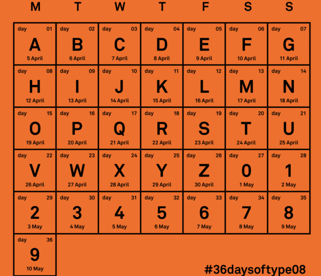 36 Days of Type 2021