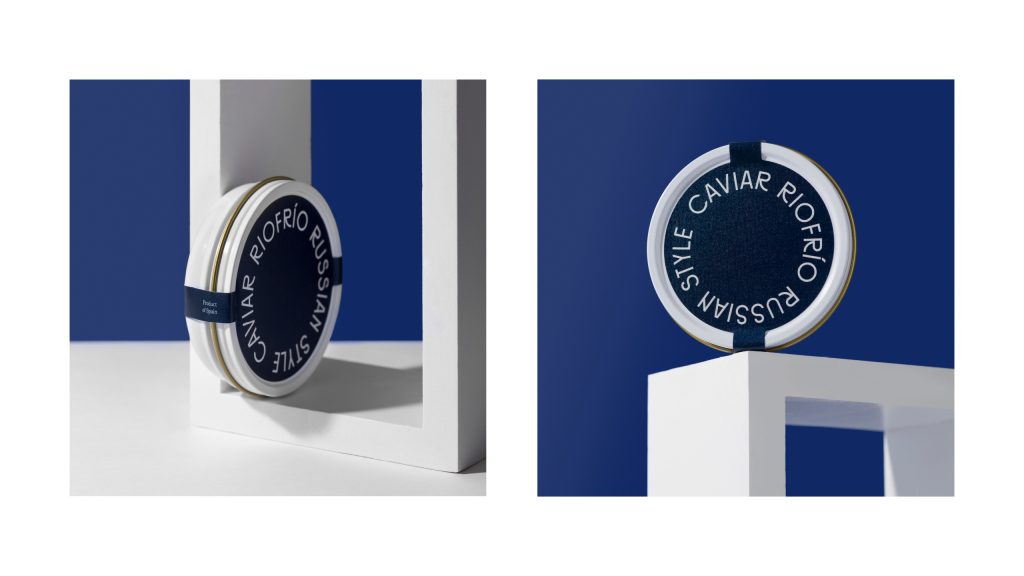 renovación del packaging de Caviar Riofrío