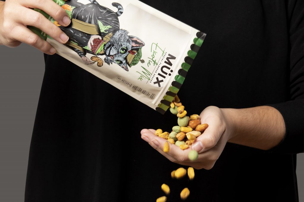 El packaging para la nueva marca gourmet de frutos secos.