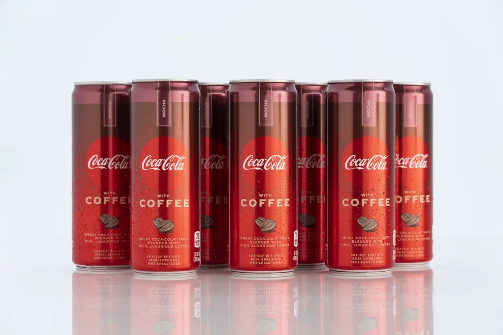 coca cola with coffee mocha 12 ounce cans