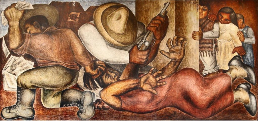 Rayo dulce mínimo Aurora Reyes, la primera referente del muralismo mexicano