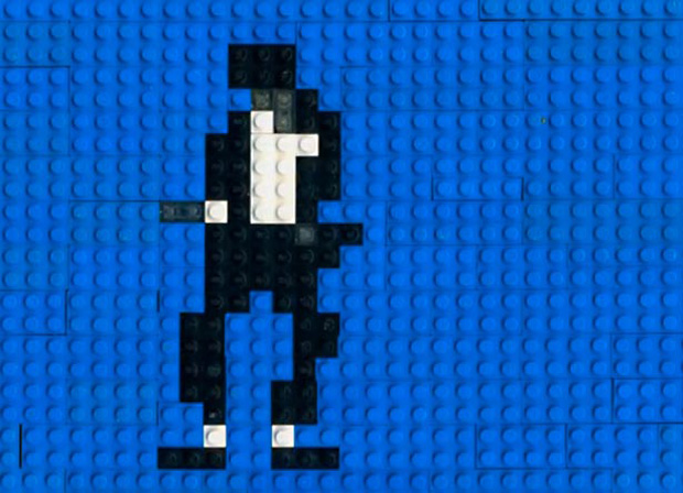 Michael Jackson en piezas de Lego