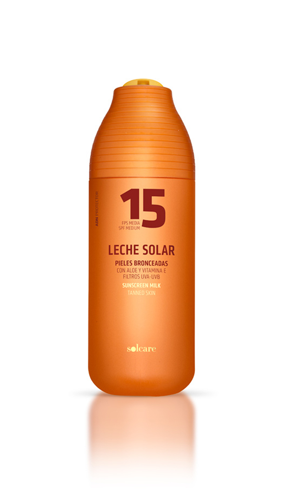 Solcare, packaging de Lavernia para leche solar de Mercadona