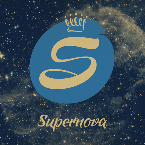 Supernova, tipografía de Martina Flor