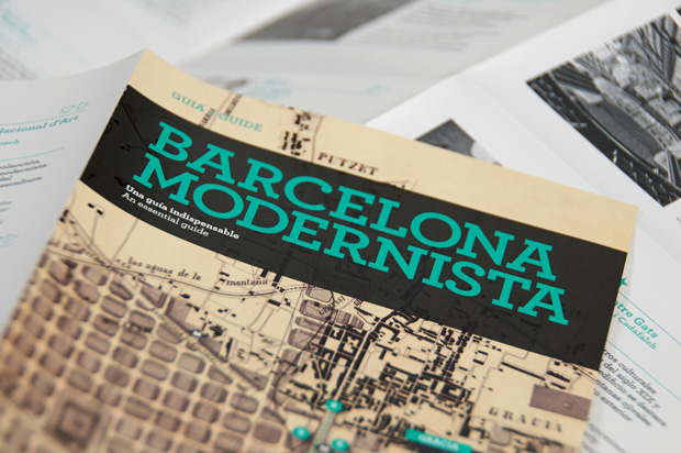 Barcelona Modernista, mapa gráfico del modernismo