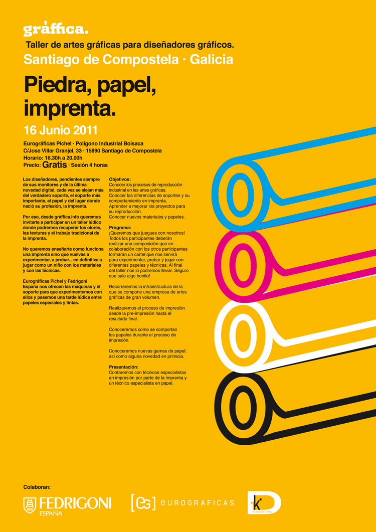 'Piedra, papel, imprenta' en Santiago de Compostela